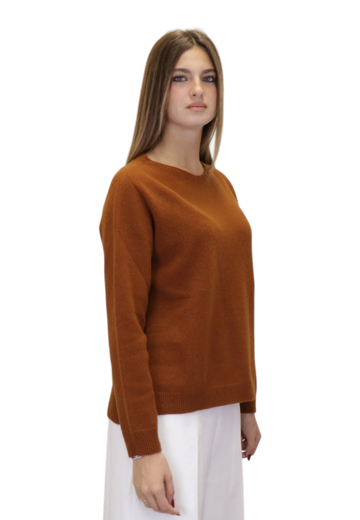 MAGLIE A GIROCOLLO Marrone Hekla & Co