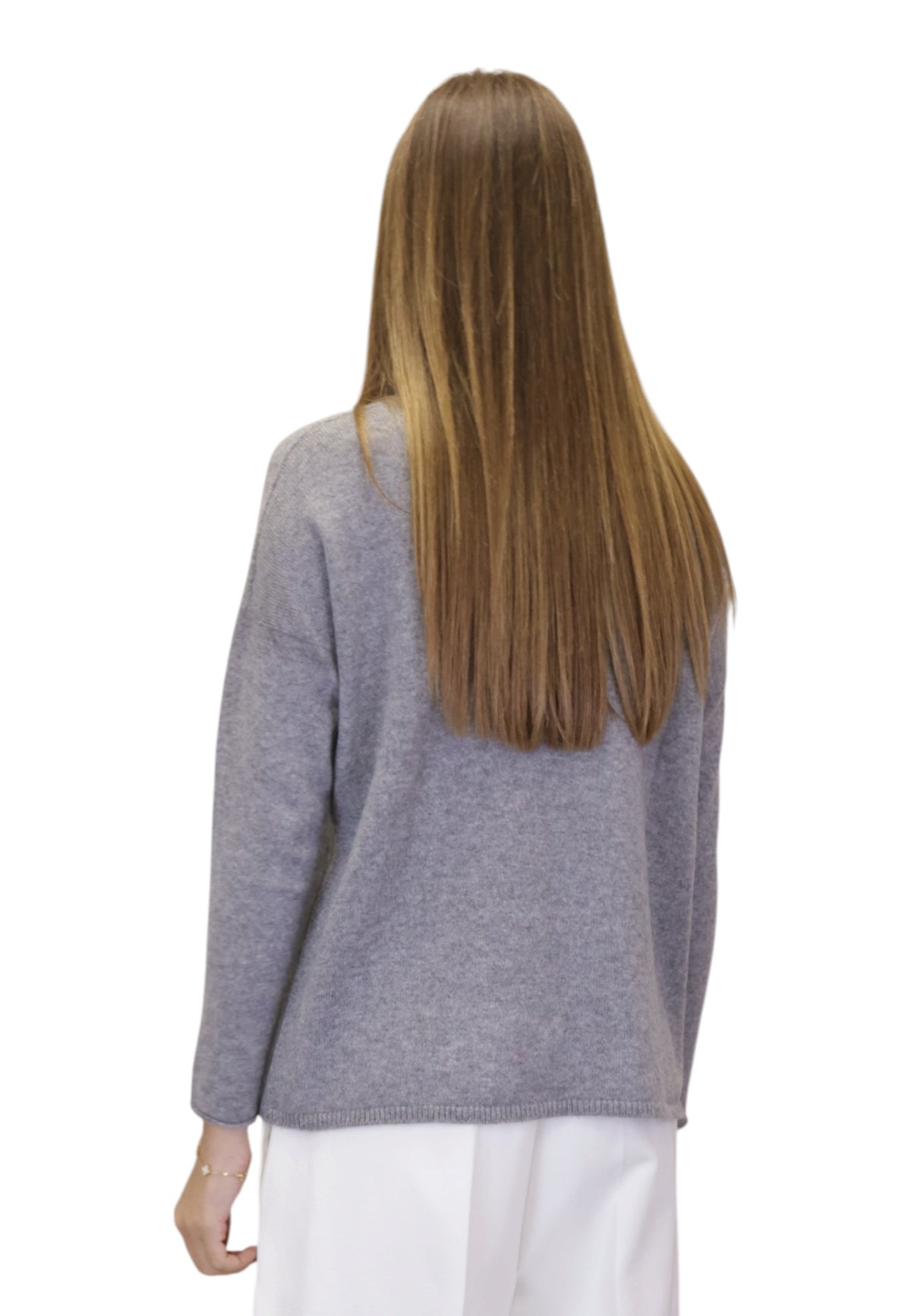 MAGLIE A LUPETTO Grigio Riviera Cashmere