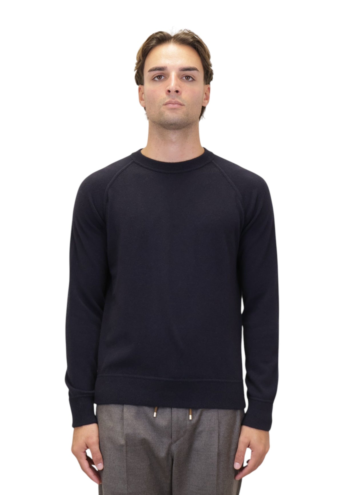 FELPE A GIROCOLLO Blu Riviera Cashmere