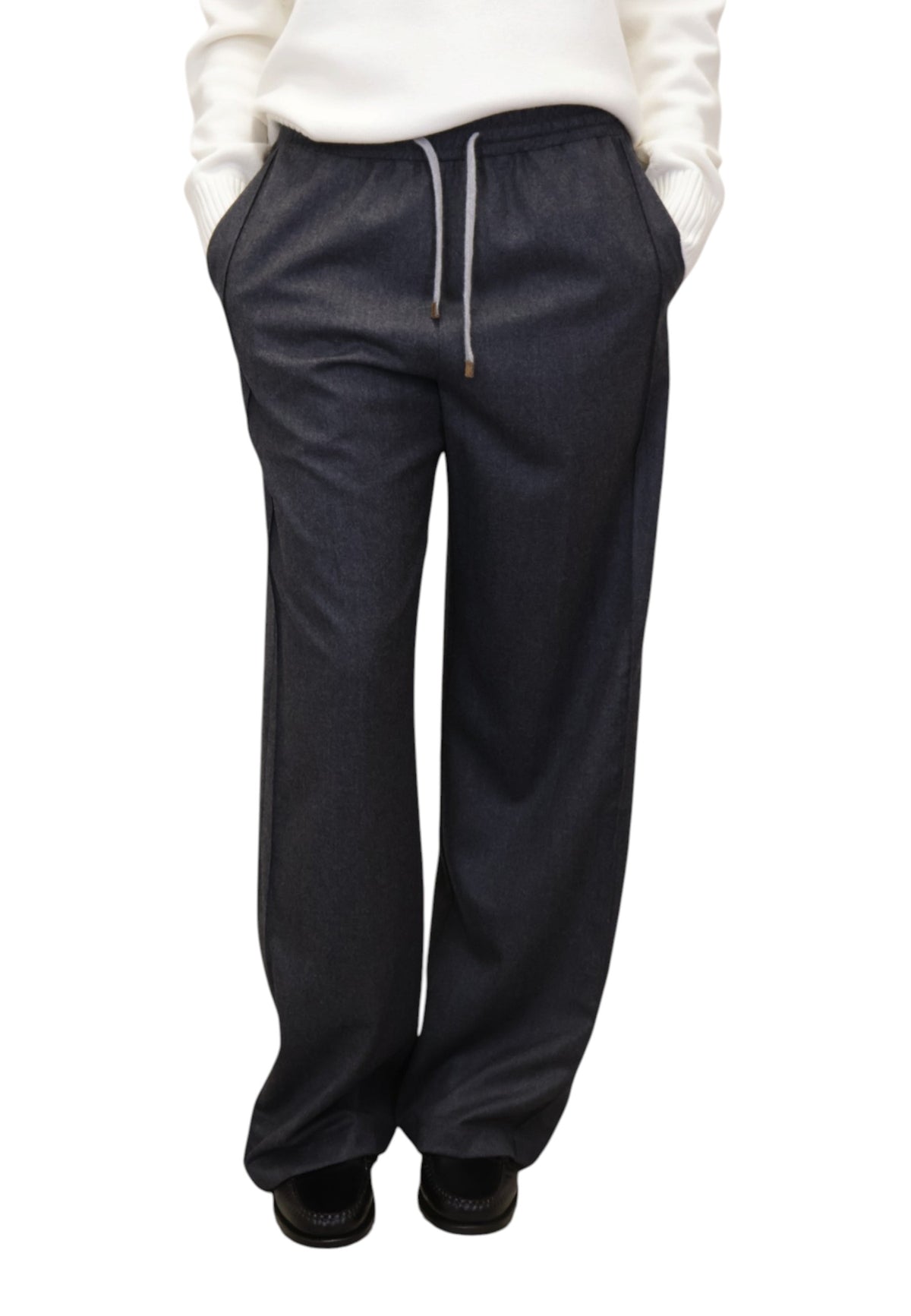 PANTALONI CON COULISSE Grigio Barba Napoli