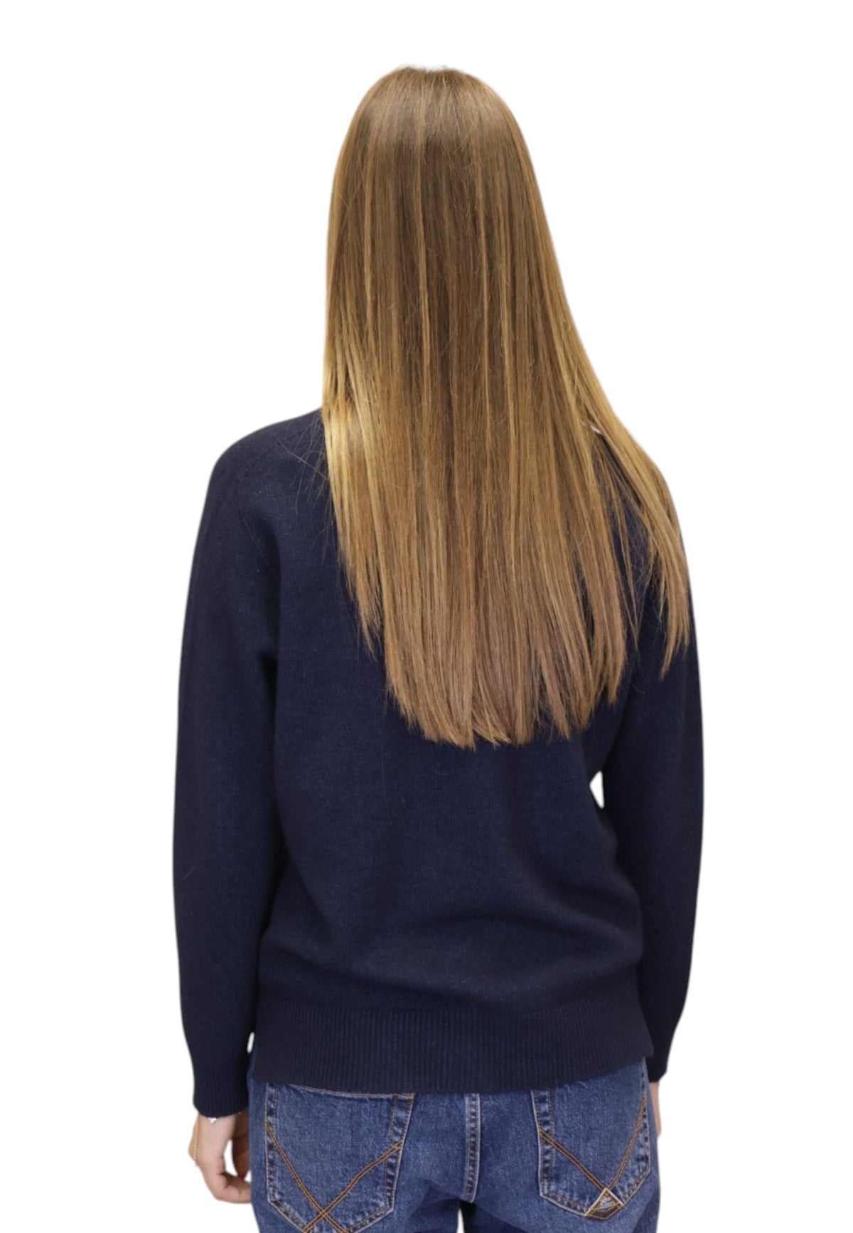 MAGLIE A V Blu Hekla & Co