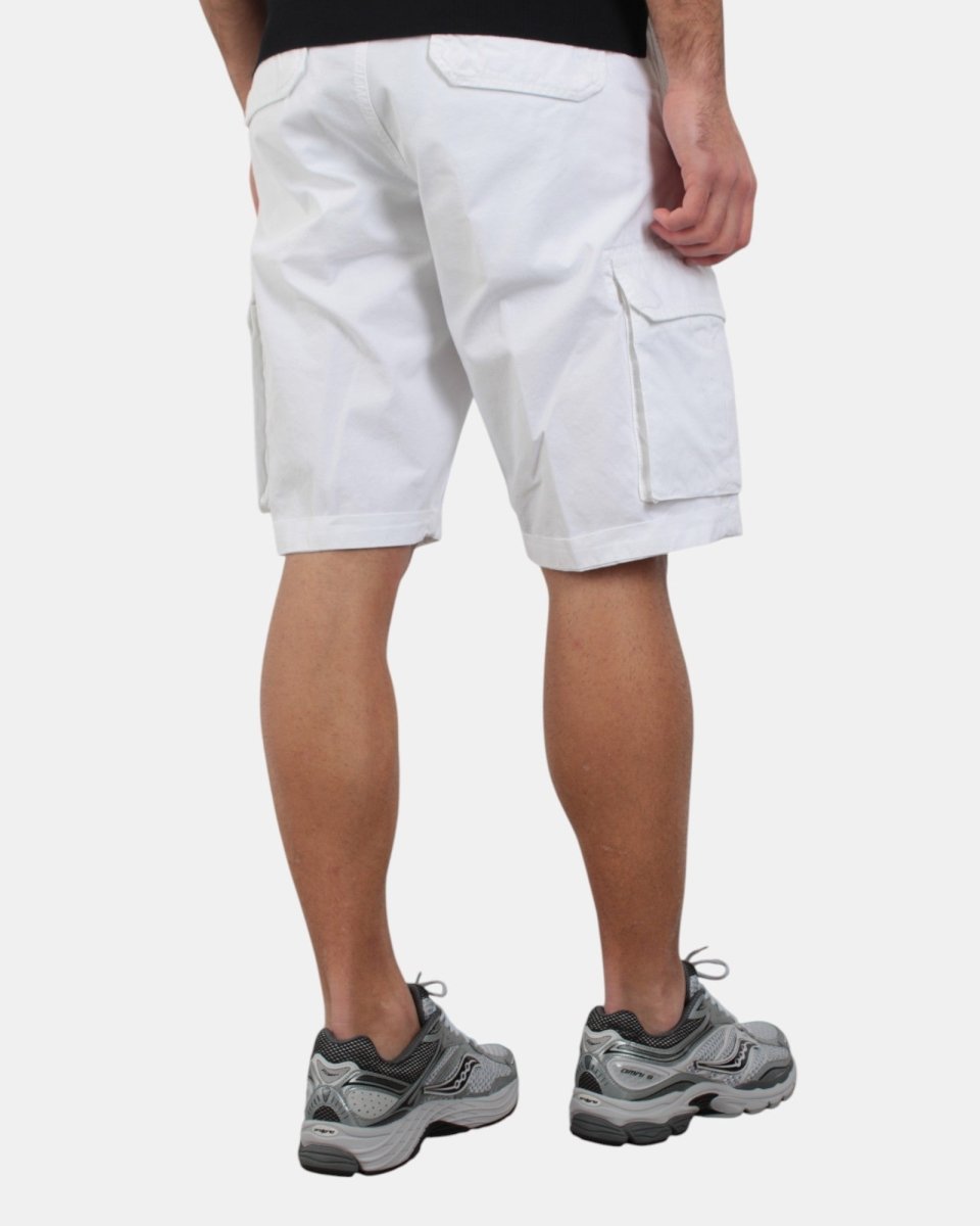 BERMUDA CARGO 40 WEFT REGULAR FIT - 40W441 BIANCO - 10Decimi