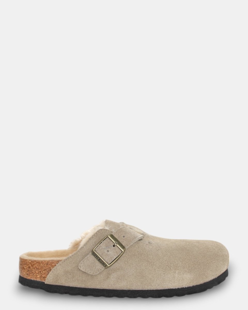 BIRKENSTOCK BOSTON SHEARLING - TAUPE - 10Decimi