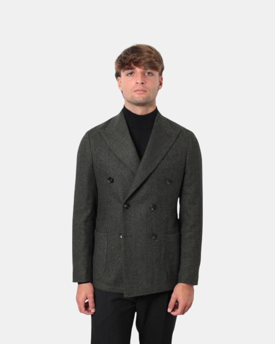 BLAZER GALÀ MONOPETTO - 09 VERDE MILITARE - 10Decimi