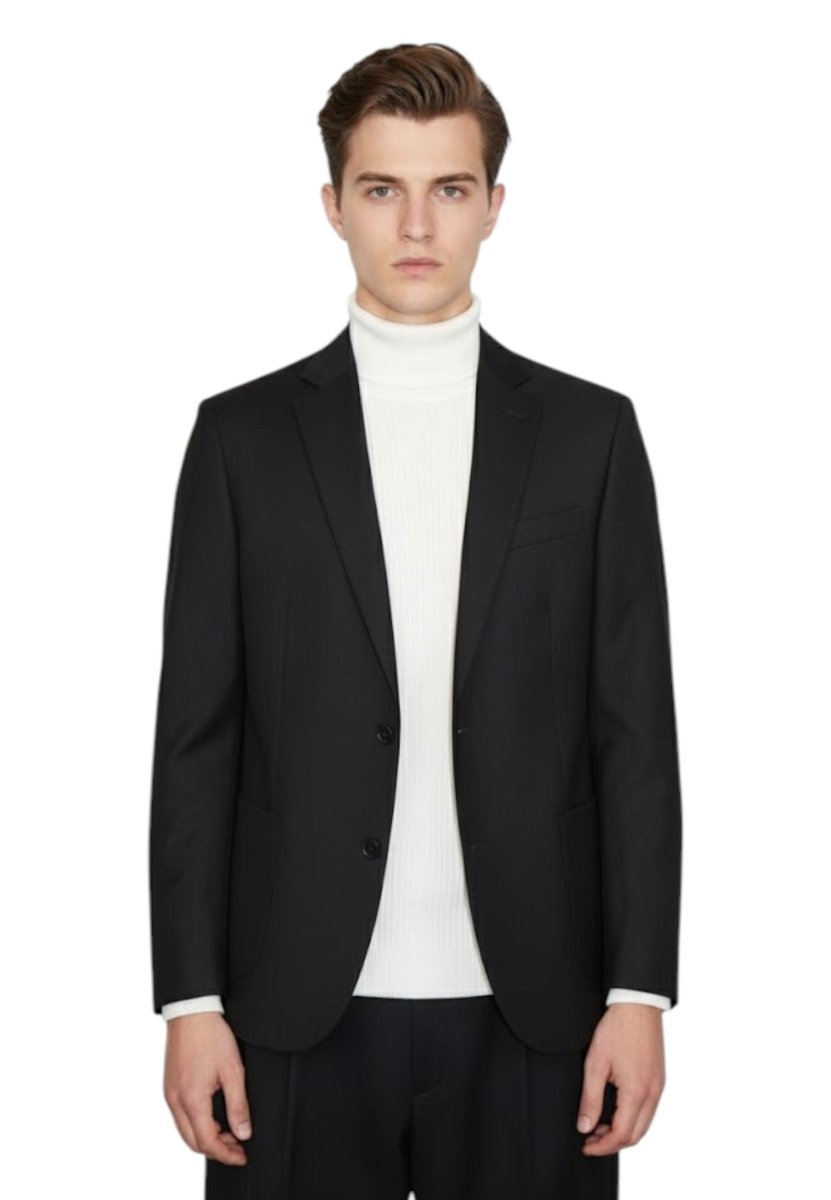 blazer monopetto - 6 nero - 10Decimi