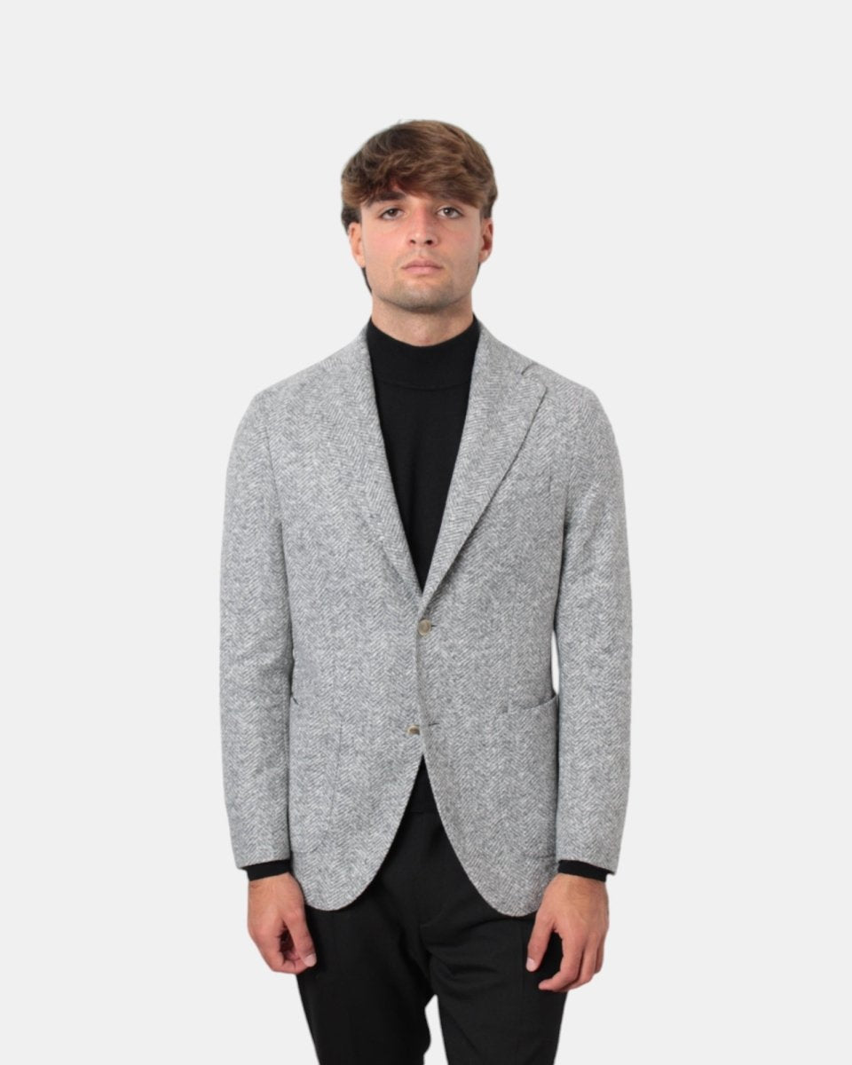 BLAZER MONOPETTO BRERAS MILANO - GRIGIO - 10Decimi