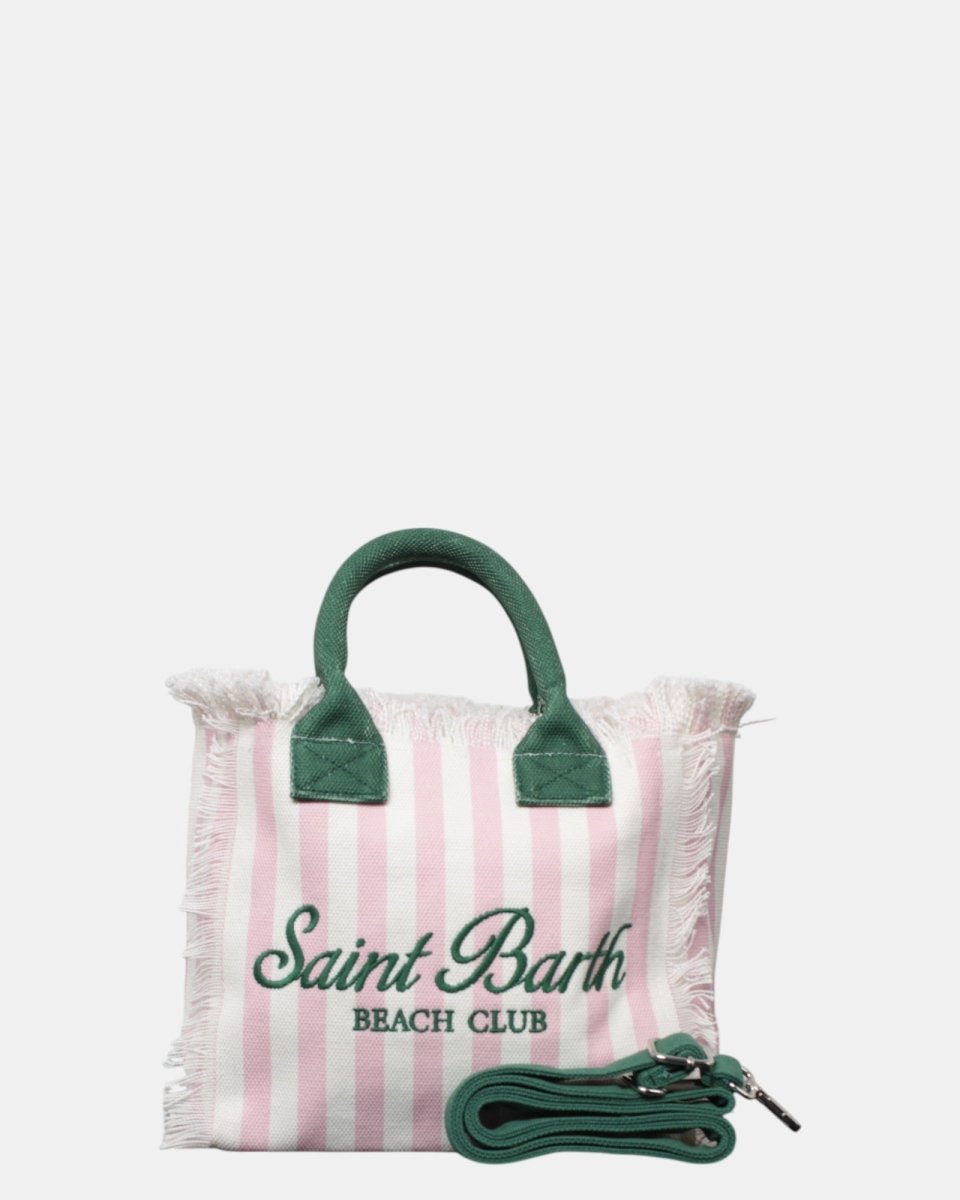 borsa colette con righe rosa - sb beach stripes v 2010 emb - 10Decimi