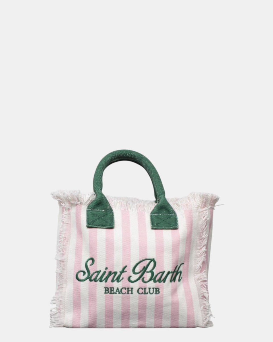 borsa colette con righe rosa - sb beach stripes v 2010 emb - 10Decimi