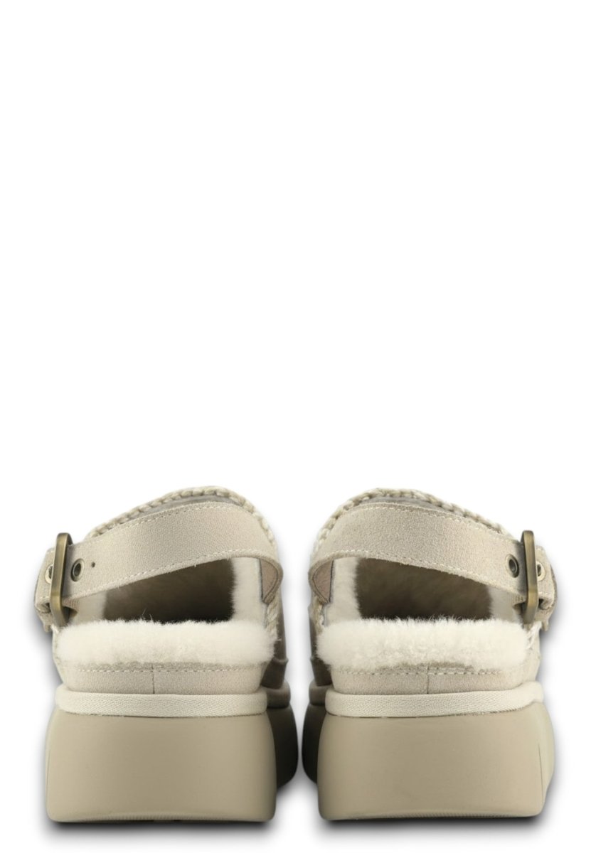 bounce clog back strap lette - chlk chalk - 10Decimi