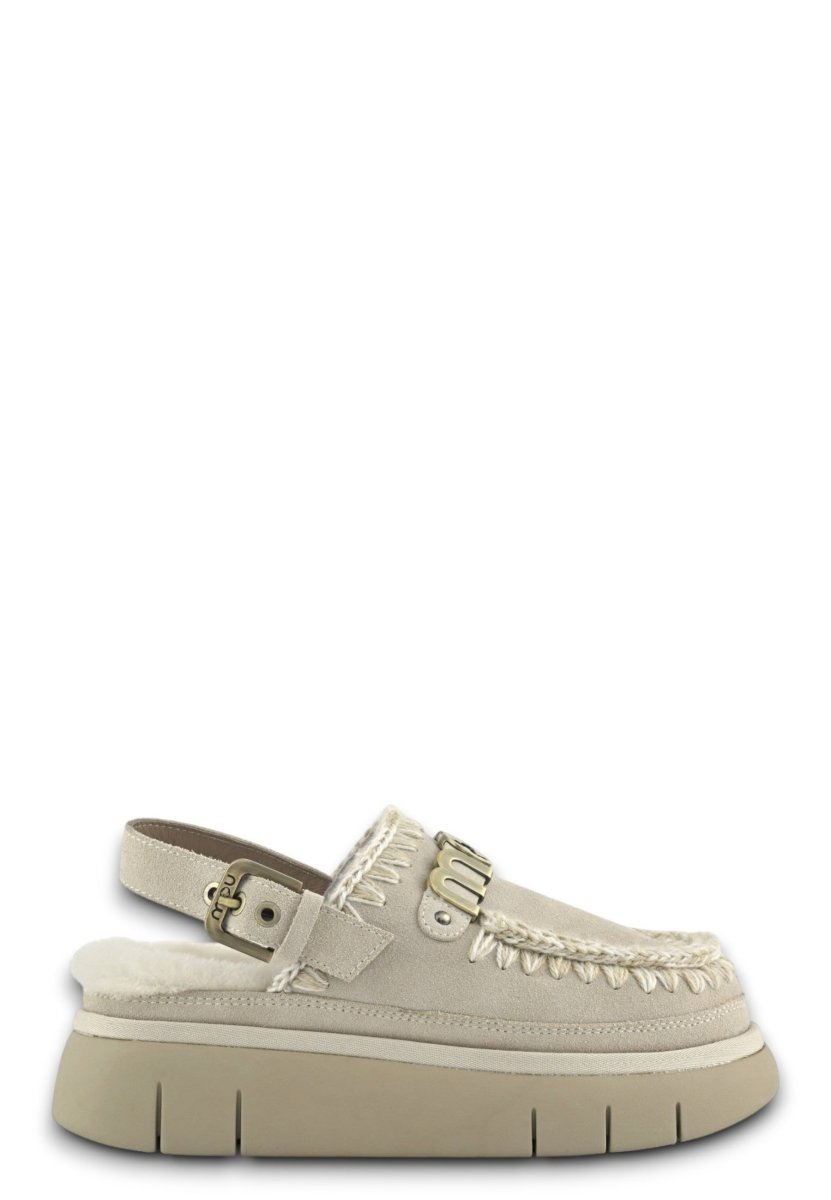 bounce clog back strap lette - chlk chalk - 10Decimi