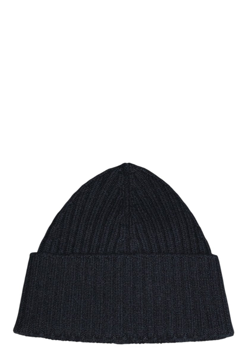 cappello a coste 2x2 - 13 nero - 10Decimi