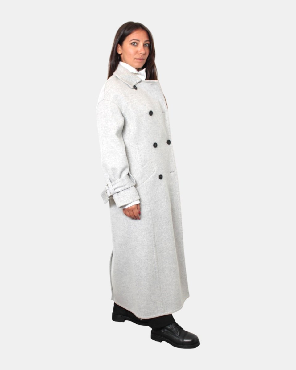 CAPPOTTO LIVIANA CONTI - GRIGIO CHIARO - 10Decimi