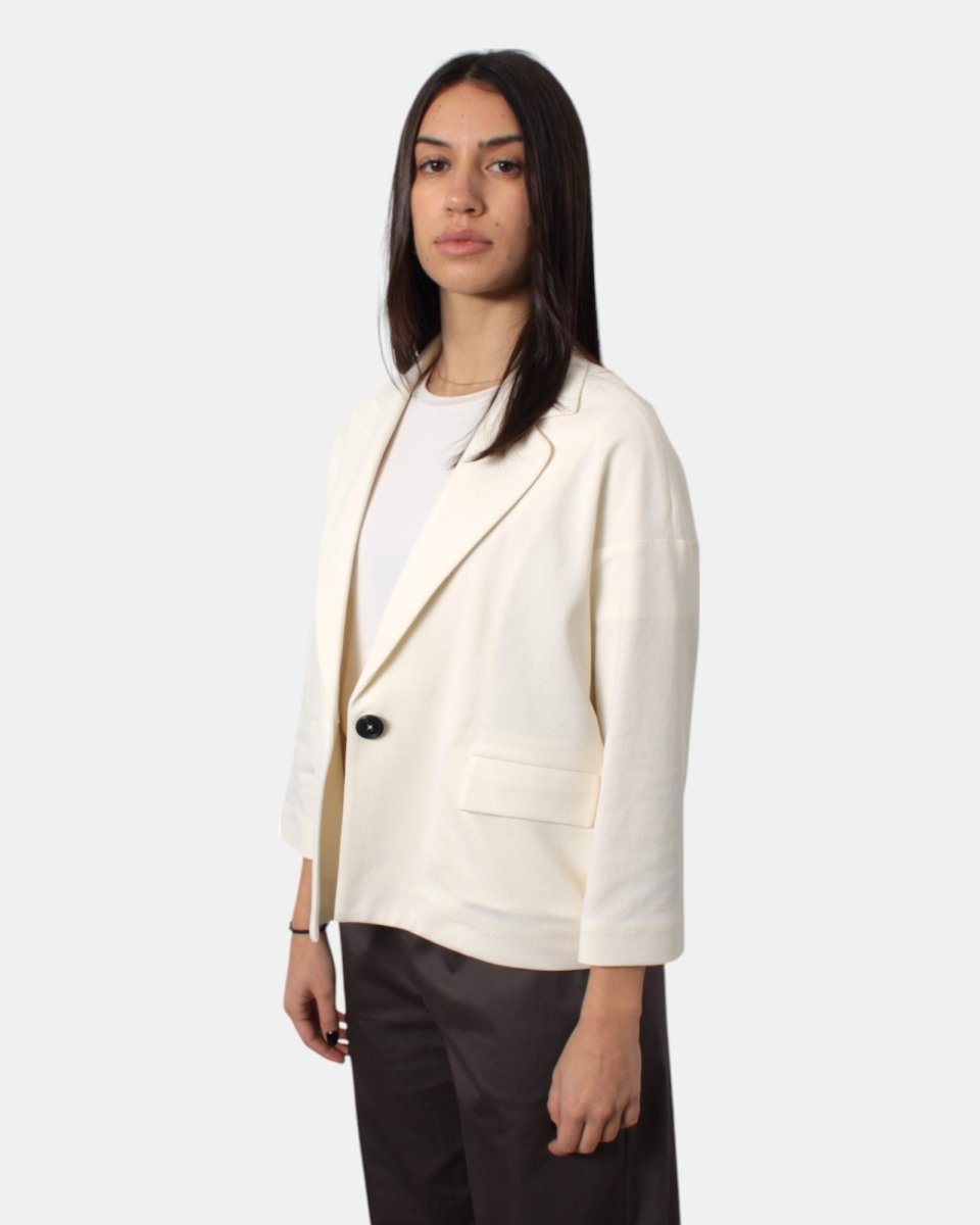 CIRCOLO 1901 - Blazer Monopetto Latte - 10Decimi