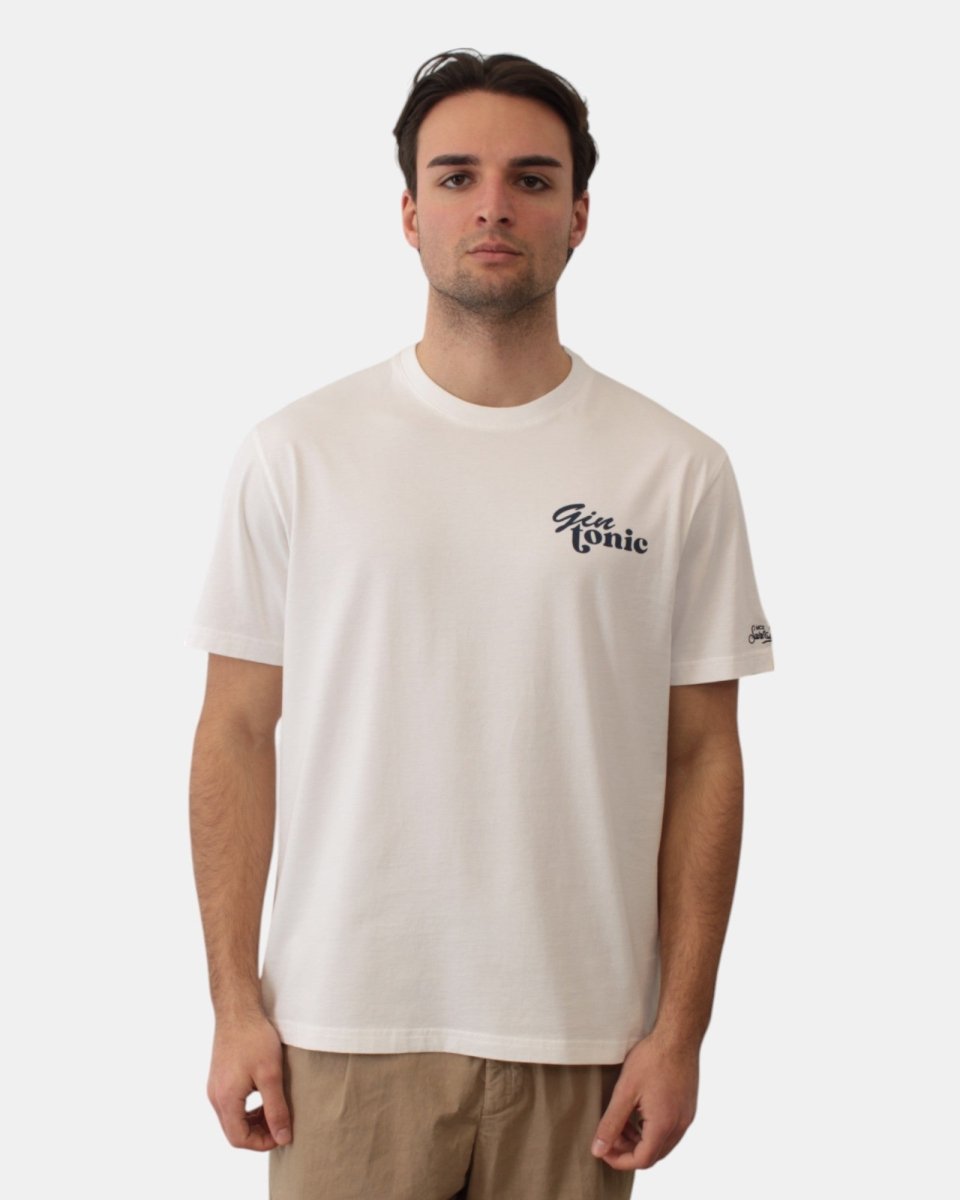 cotton classic t shirt - gin social club 01n - 10Decimi