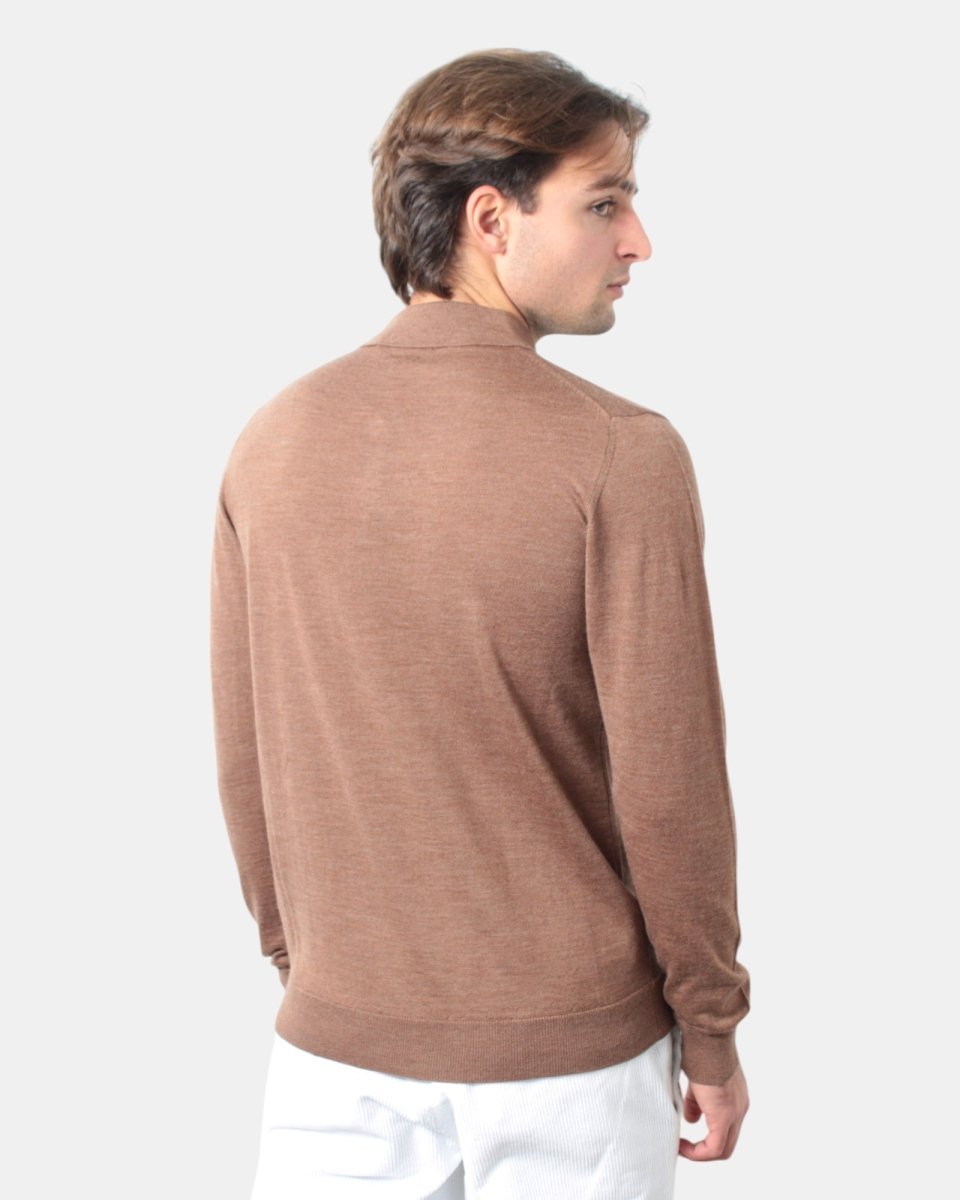 DANIELE FIESOLI - Polo A Manica Lunga Beige - 10Decimi