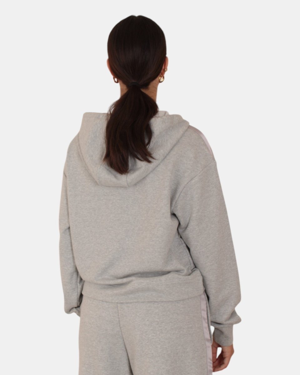 felpa con cappuccio mod. angora - 002 grigio - 10Decimi