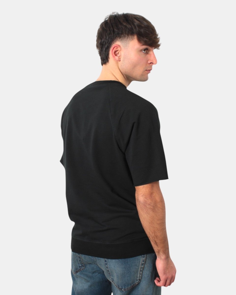 FELPA DANIELE FIESOLI A TAGLIO RAGLAN - 0013 NERO - 10Decimi