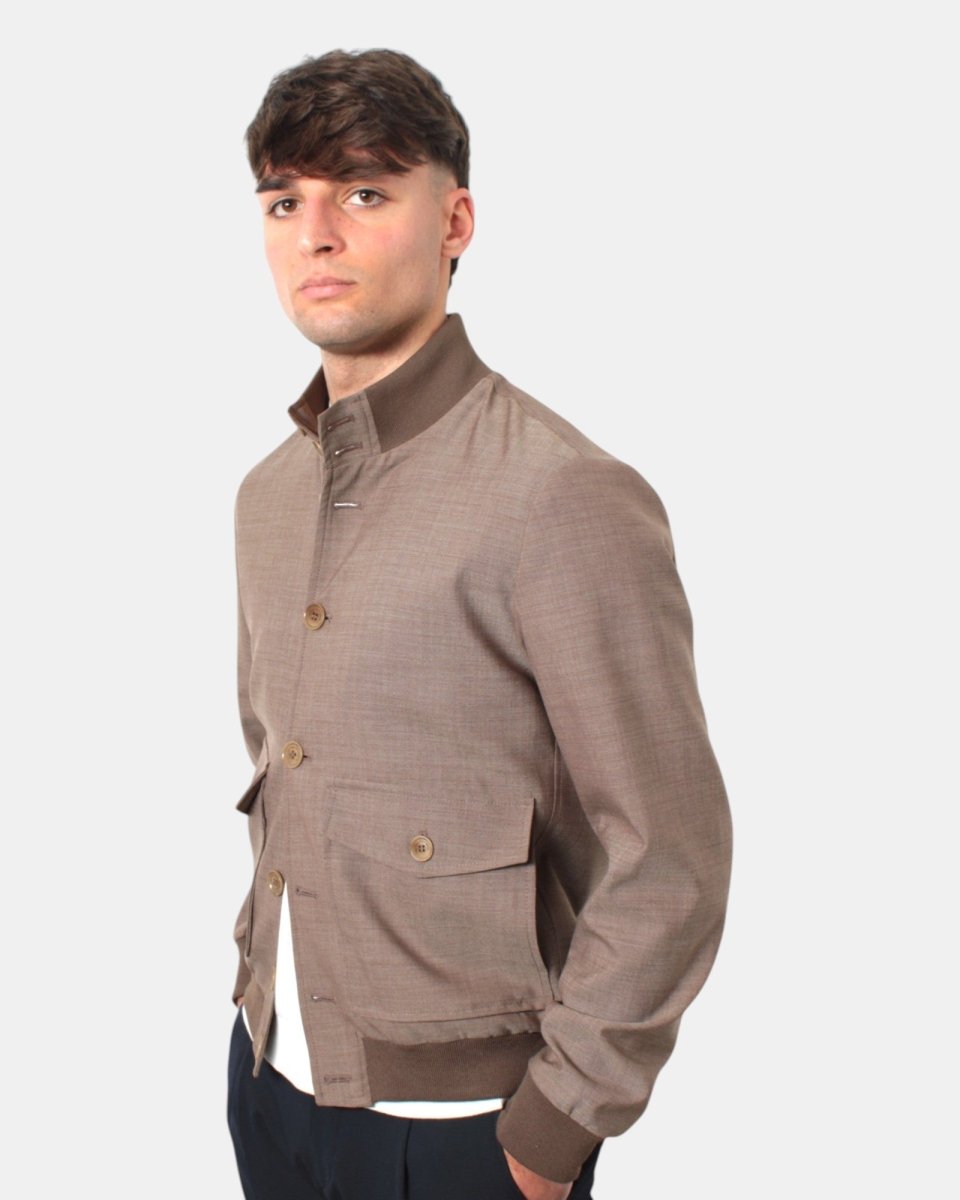 GIACCA IN TESSUTO BOTTEGA MARCHIGIANA - 5 BEIGE - 10Decimi