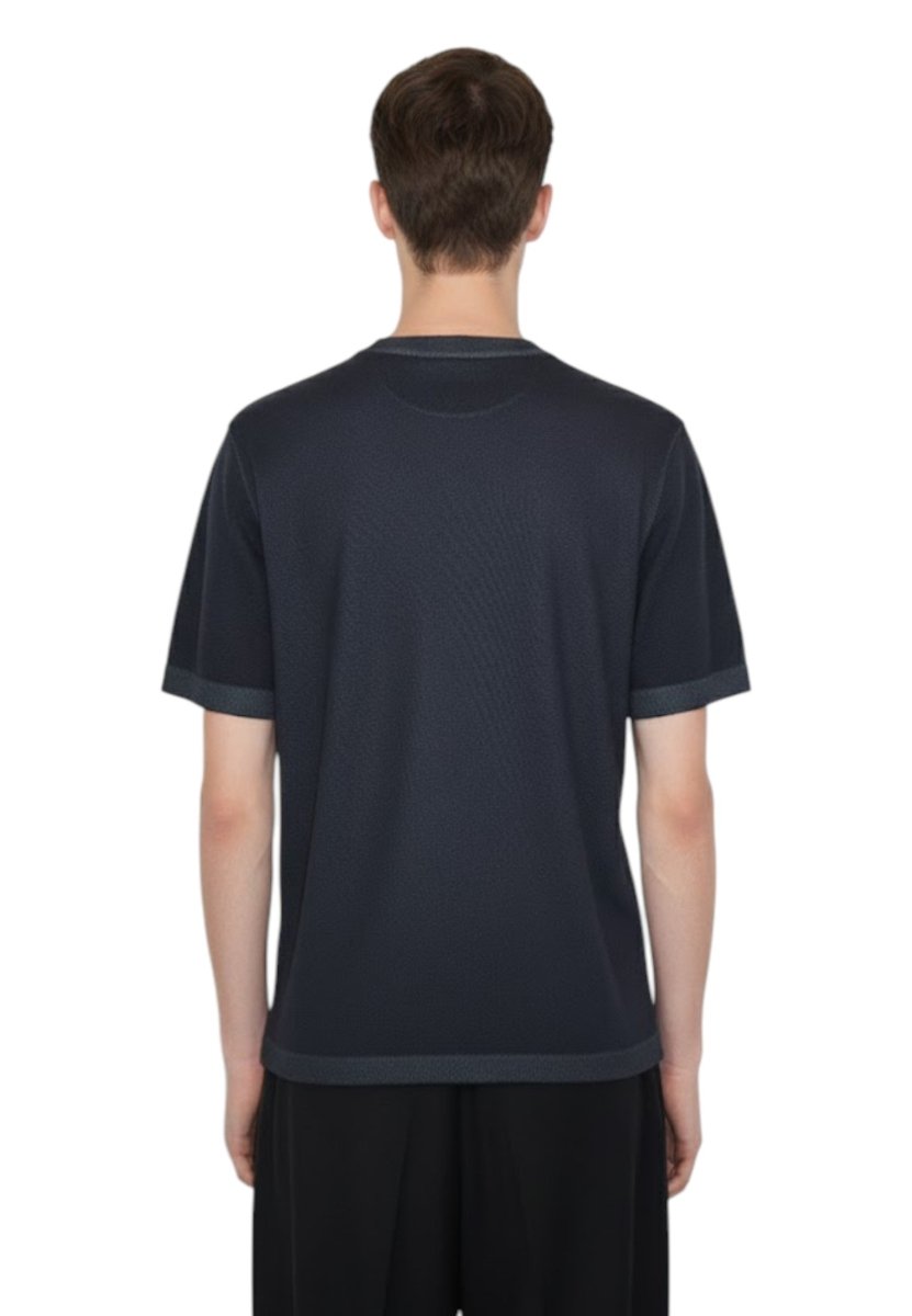 girocollo manica corta - 700 nero - 10Decimi