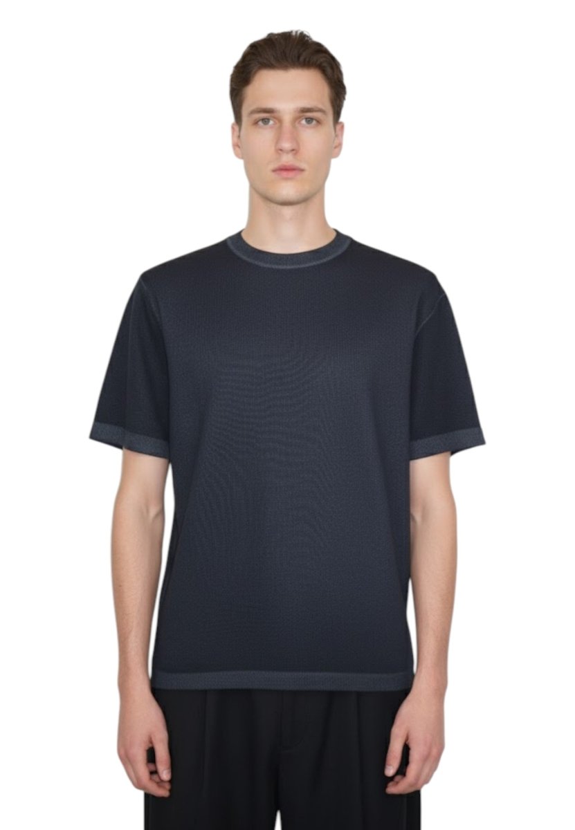 girocollo manica corta - 700 nero - 10Decimi