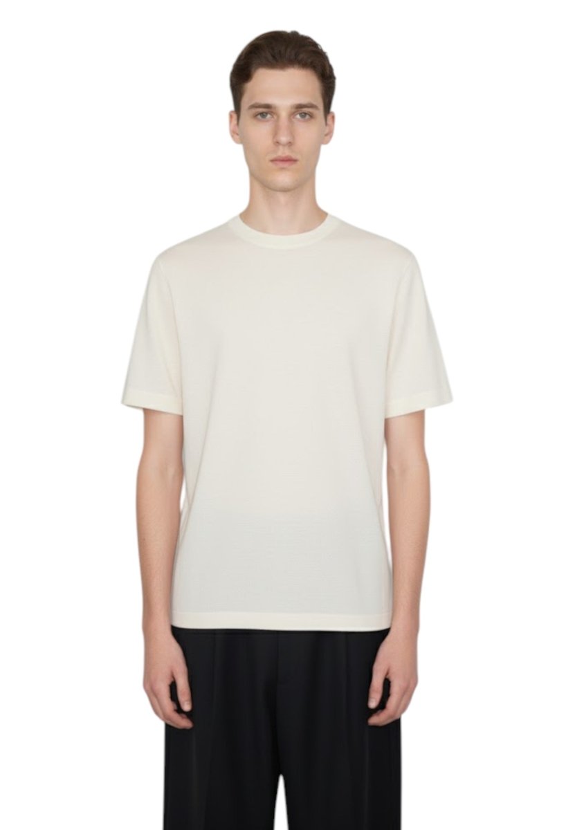 girocollo manica corta - 800 naturale - 10Decimi