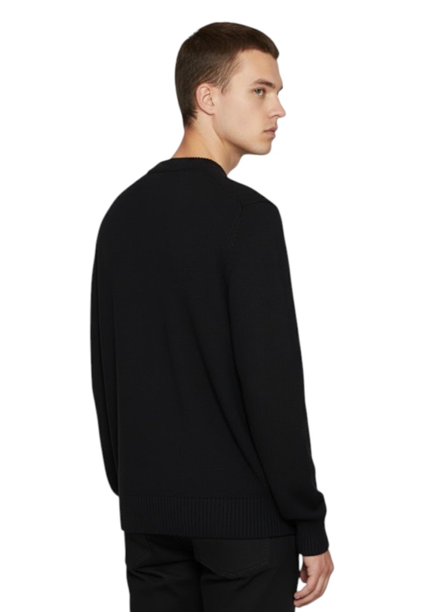 girocollo rasato calato - 10 nero - 10Decimi