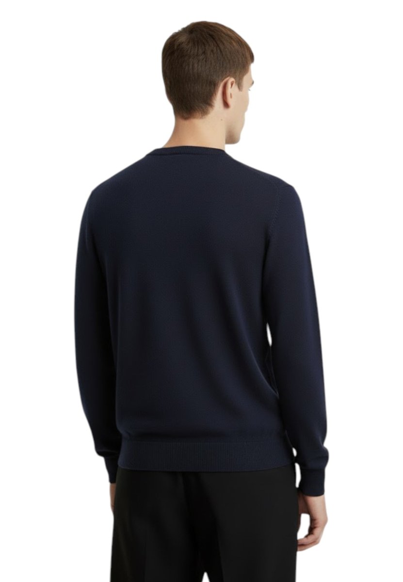 girocollo rasato calato - 20 navy - 10Decimi