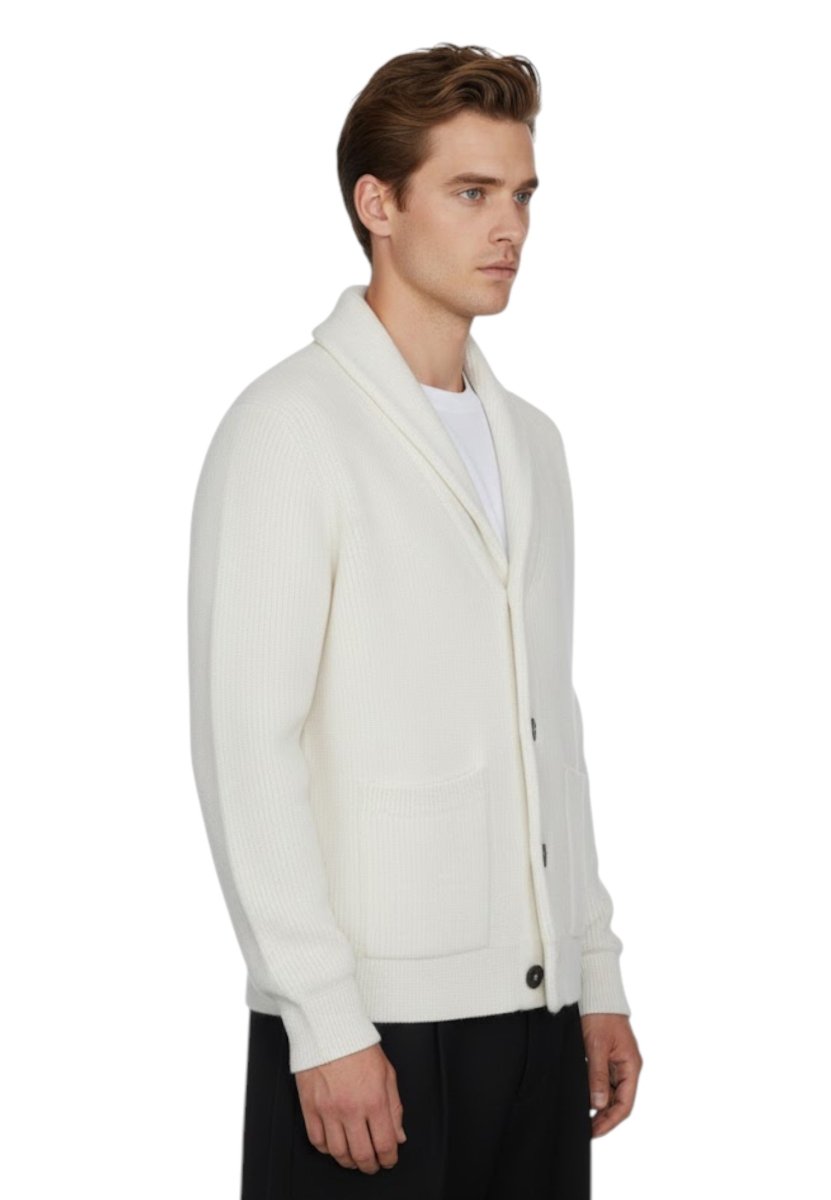 giubbotto con bottoni rasato calato - 207 panna - 10Decimi