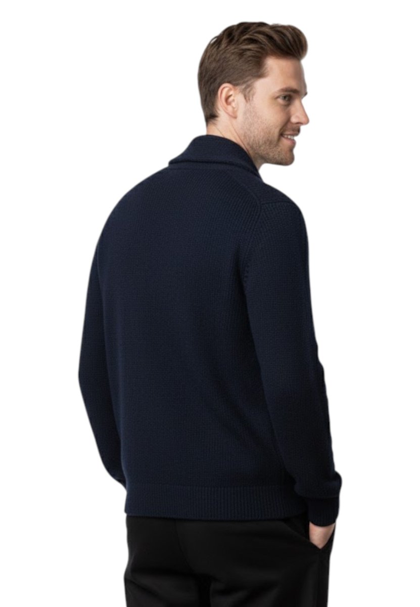 giubbotto con bottoni rasato calato - 265 blu - 10Decimi