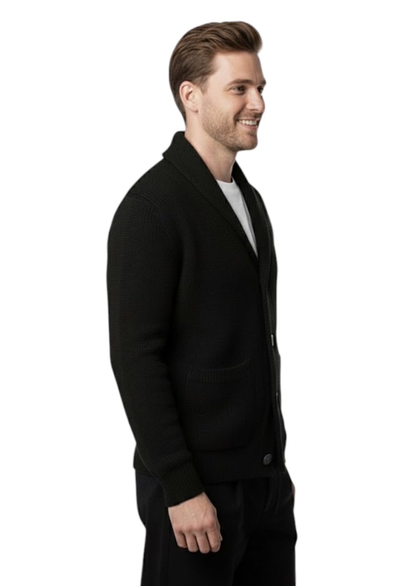 giubbotto con bottoni rasato calato - 67 nero - 10Decimi