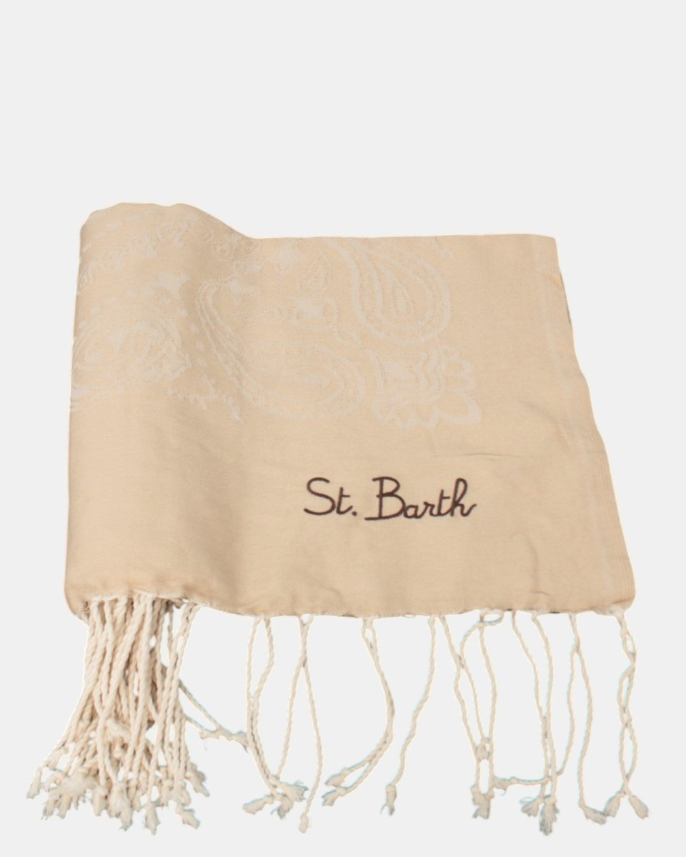 JACQUARD BEACH TOWEL WITH FRINGE - BANDANA 11 - 10Decimi