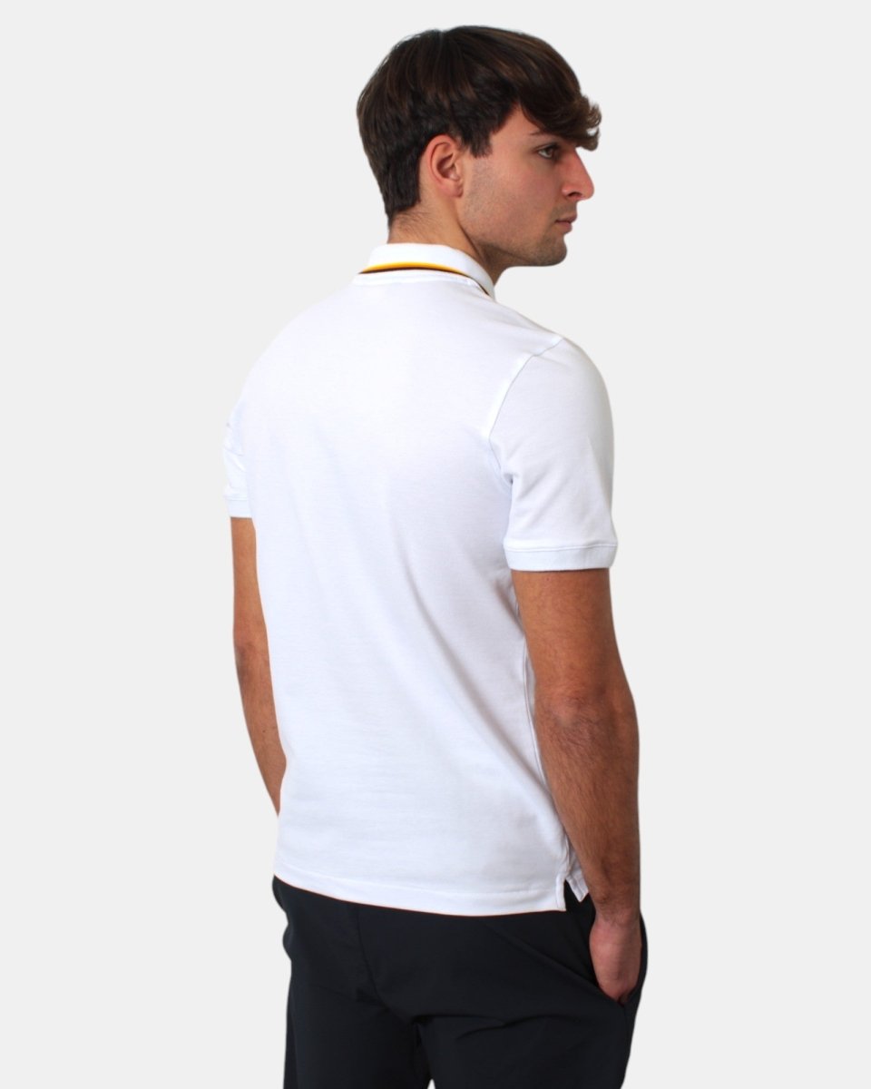 K WAY - Polo A Manica Corta Bianco - 10Decimi