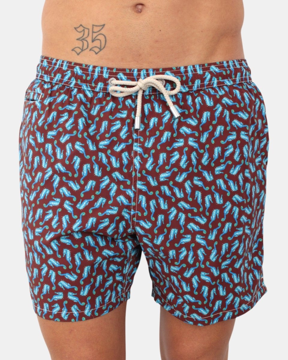 LIGHT AND STRETCH SWIMSHORT - SEAHORSE DANCE 18 - 10Decimi