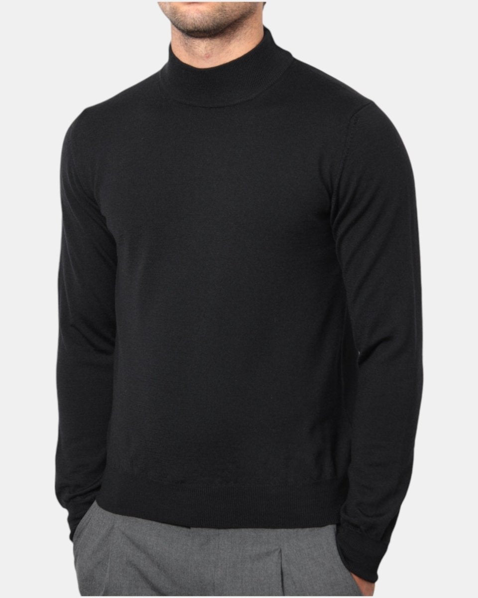 MAGLIA A LUPETTO BELLWOOD - 000016 NERO - 10Decimi