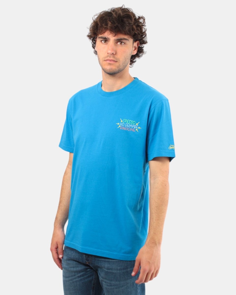 MC2 SAINT BARTH - T-shirt Celeste - 10Decimi