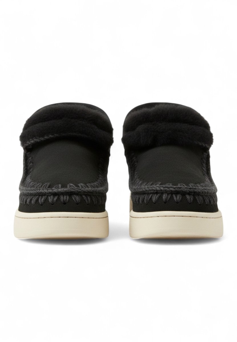 new eskimo sneaker suede let - bkbk black/black - 10Decimi