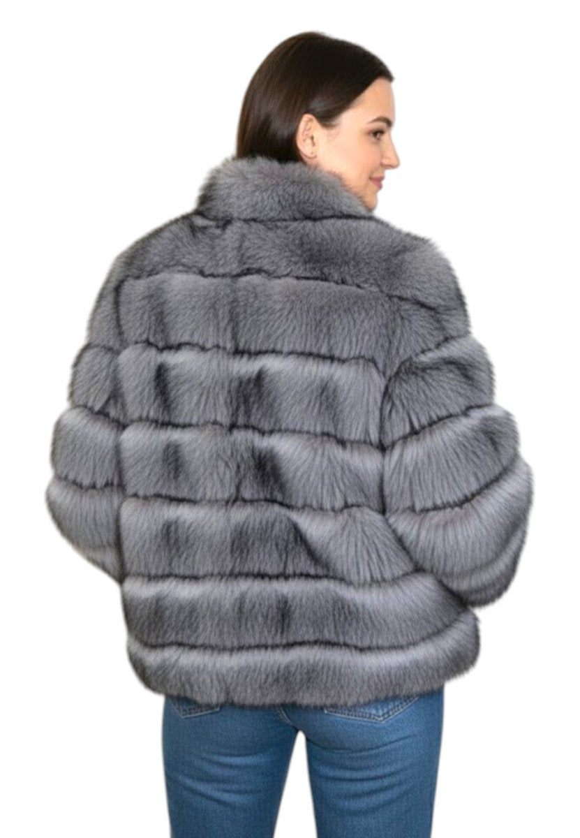 over shirt con zip - 051 silver fox - 10Decimi