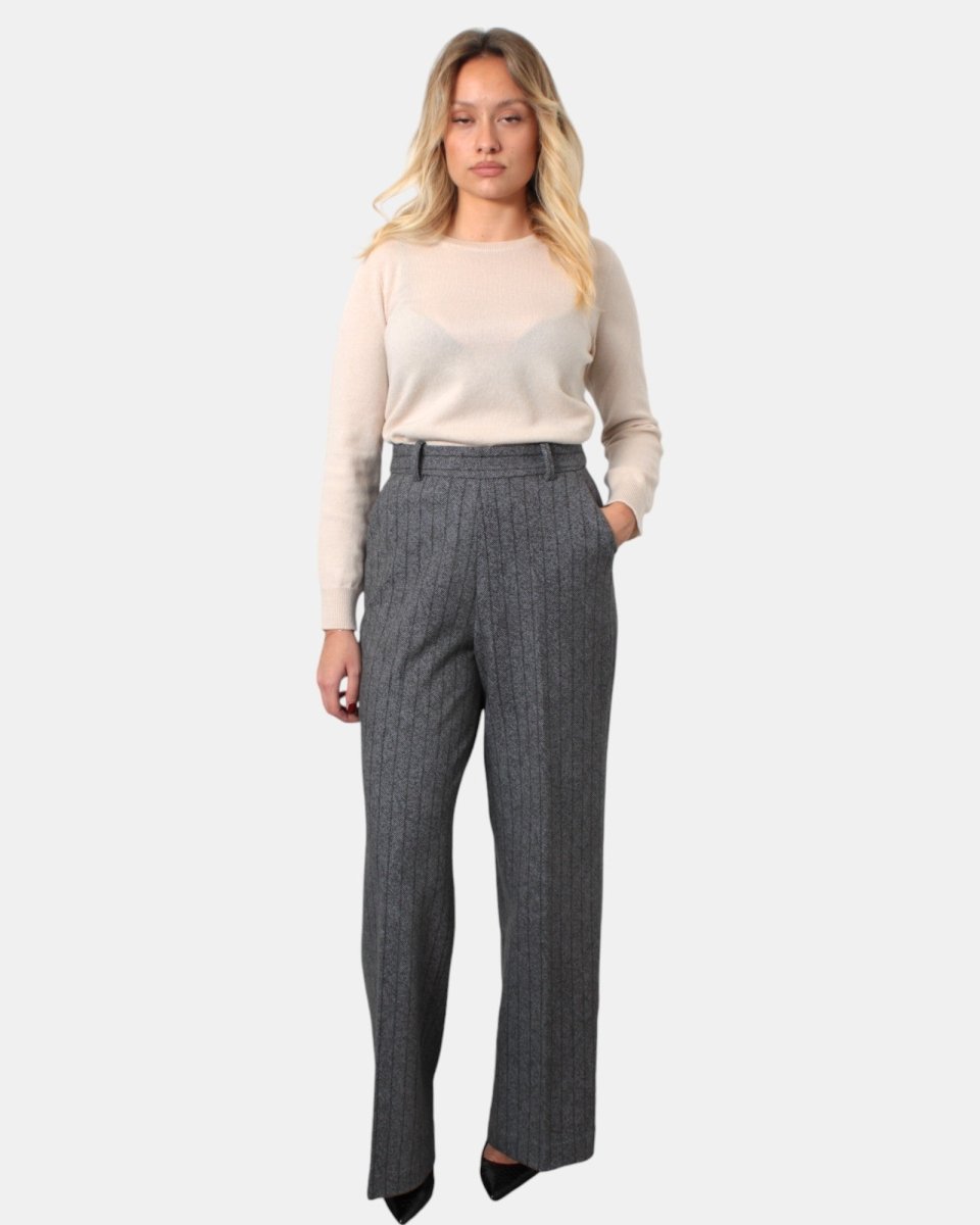 PANTALONE CIRCOLO 1901 - GRAY - 10Decimi