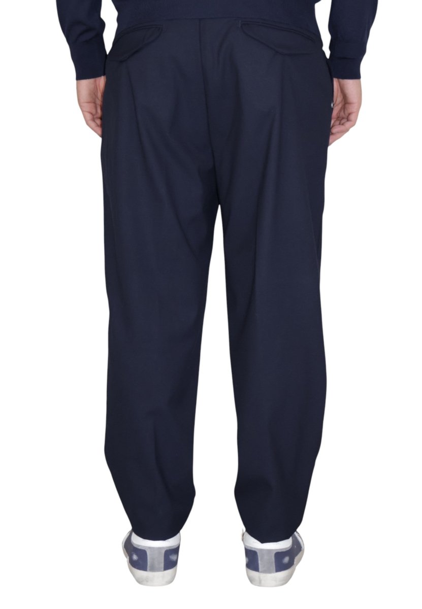 pantalone in flanella tecnica - 037 blu navy - 10Decimi