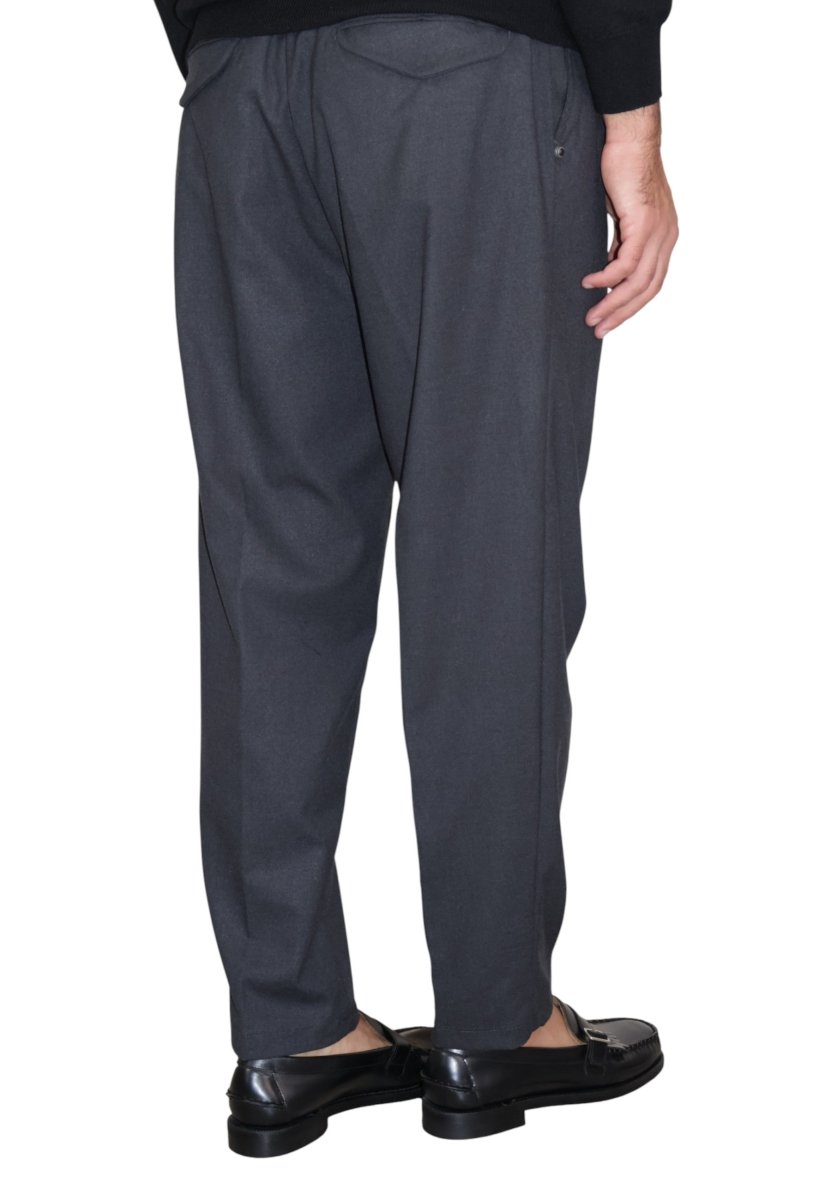pantalone in flanella tecnica - 34 grigio medio - 10Decimi