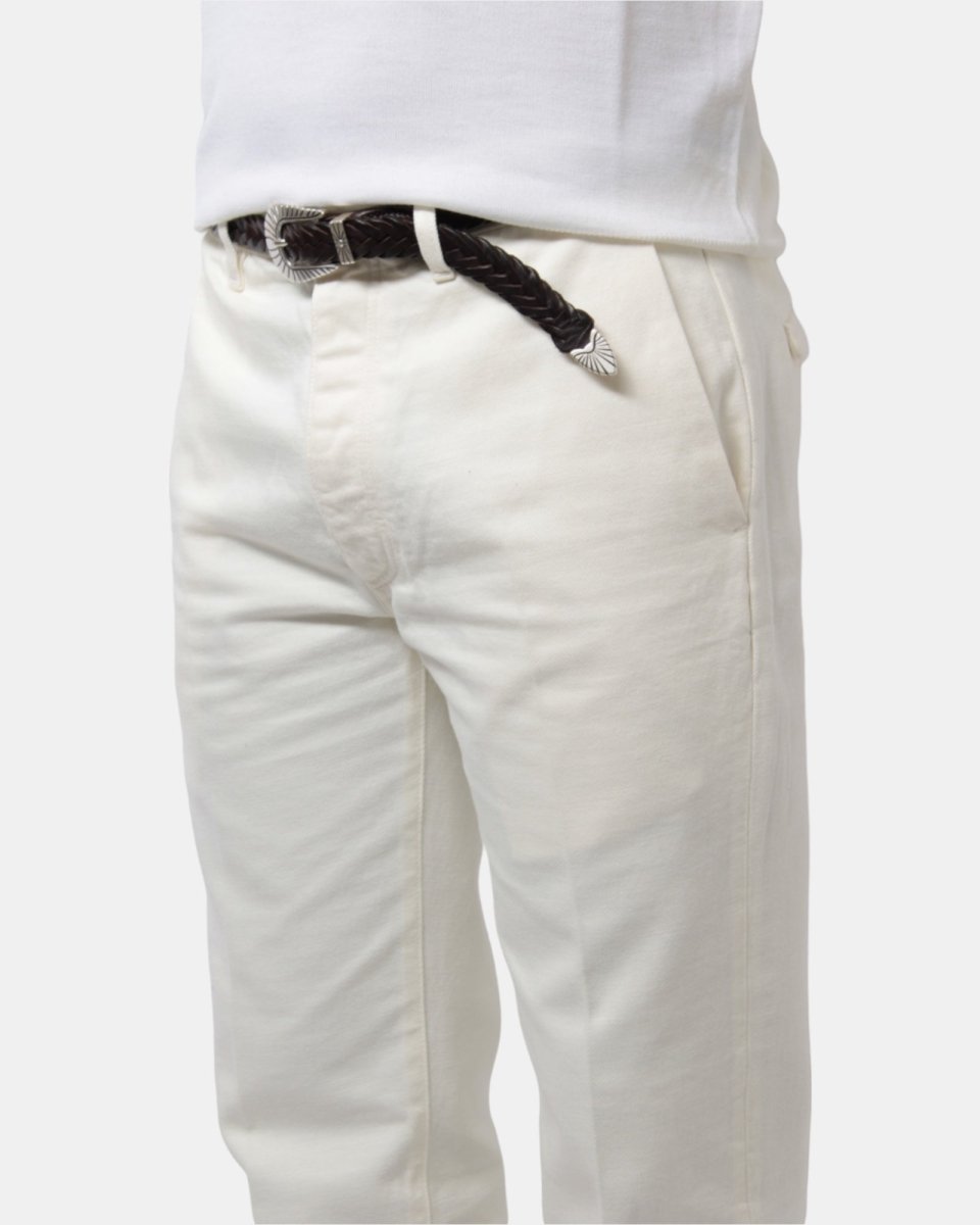 PANTALONE NINE IN THE MORNING CHINO - BIANCO - 10Decimi