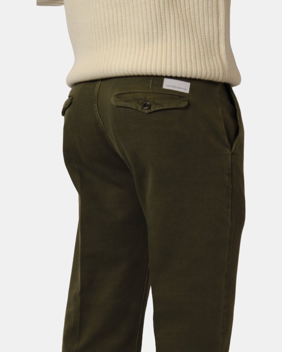 PANTALONE NINE IN THE MORNING CHINO - VERDE - 10Decimi