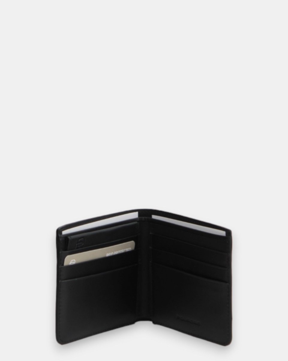 PIQUADRO - Portafogli Nero - 10Decimi