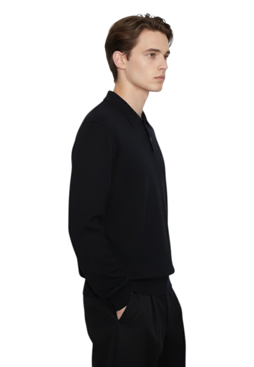 polo rasata - 13 nero - 10Decimi