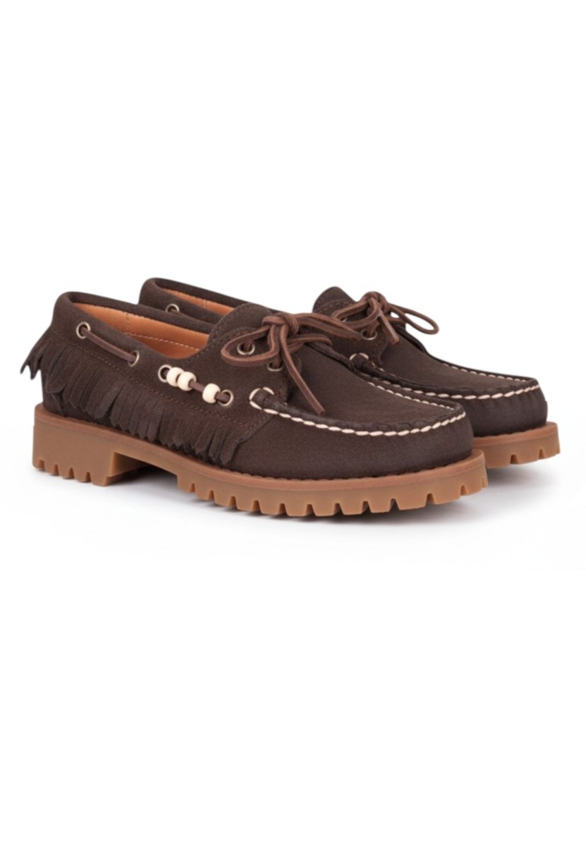 ranger suede fringe woman - abu moka - 10Decimi