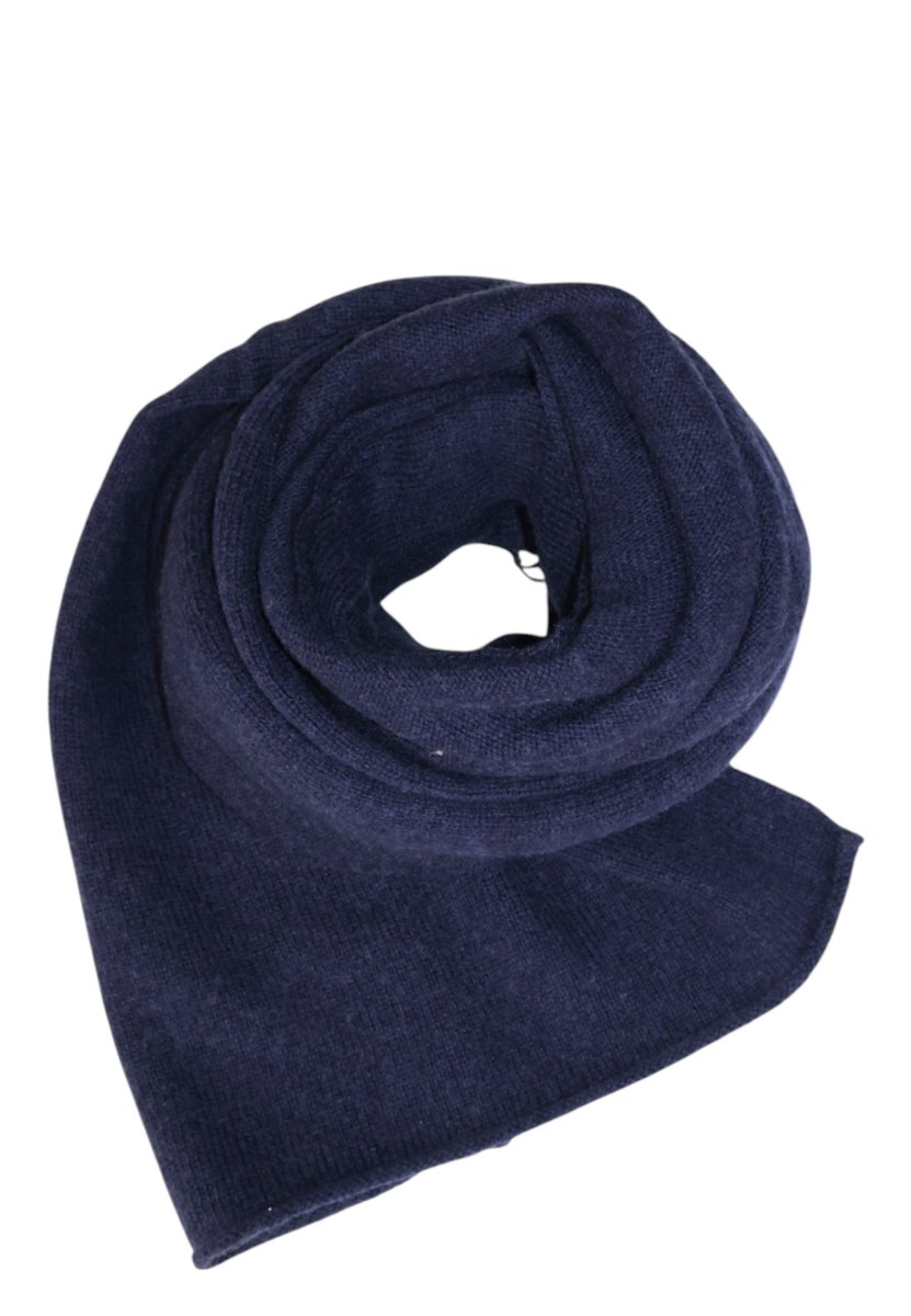 sciarpa in lana - 161 deep navy - 10Decimi
