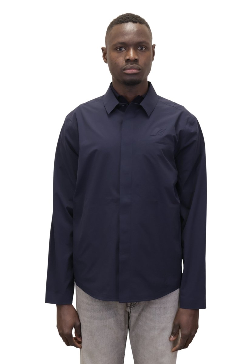 sharrie tech overshirt - k89 blue depth - 10Decimi