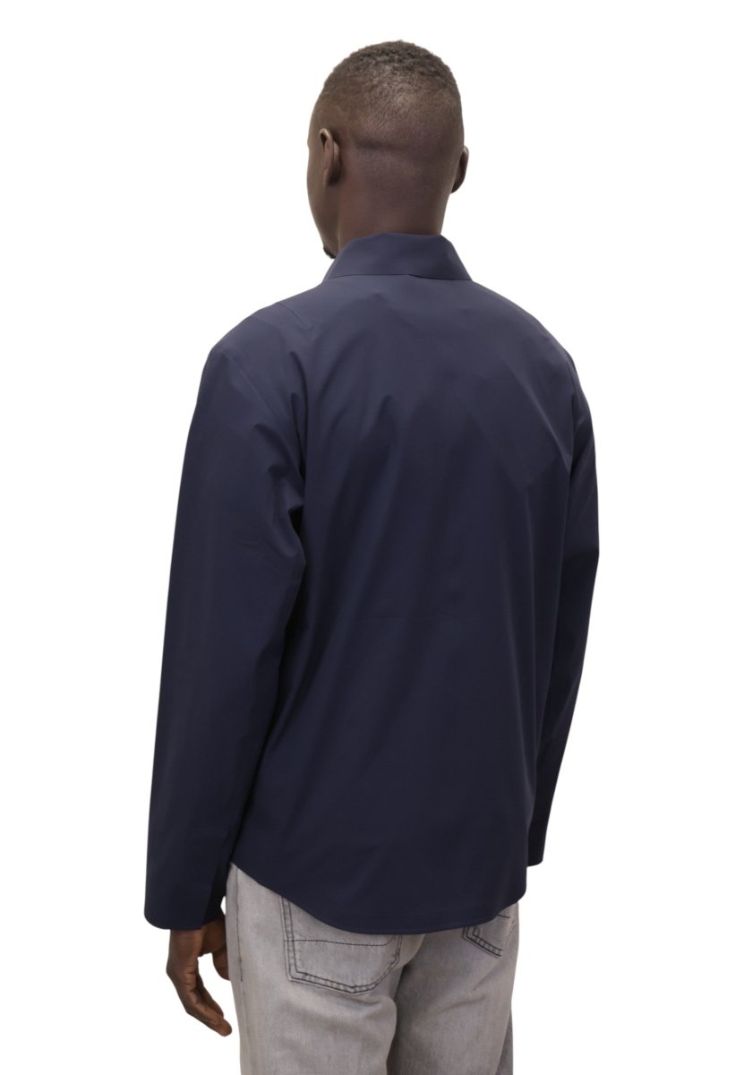 sharrie tech overshirt - k89 blue depth - 10Decimi