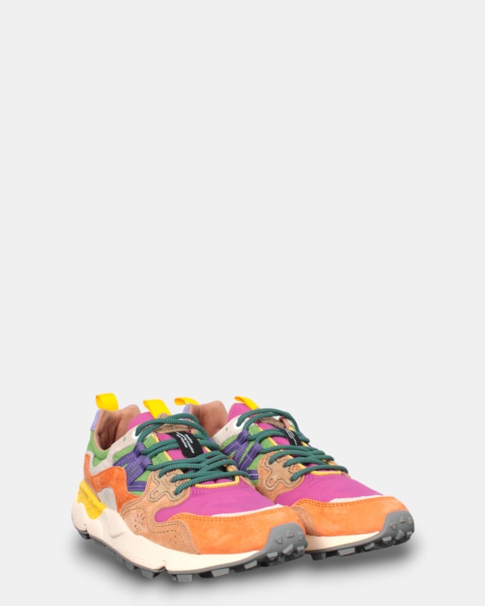 SNEAKERS FLOWER MOUNTAIN MOD. YAMANO 3 - ORANGE/FUCHSIA - 10Decimi