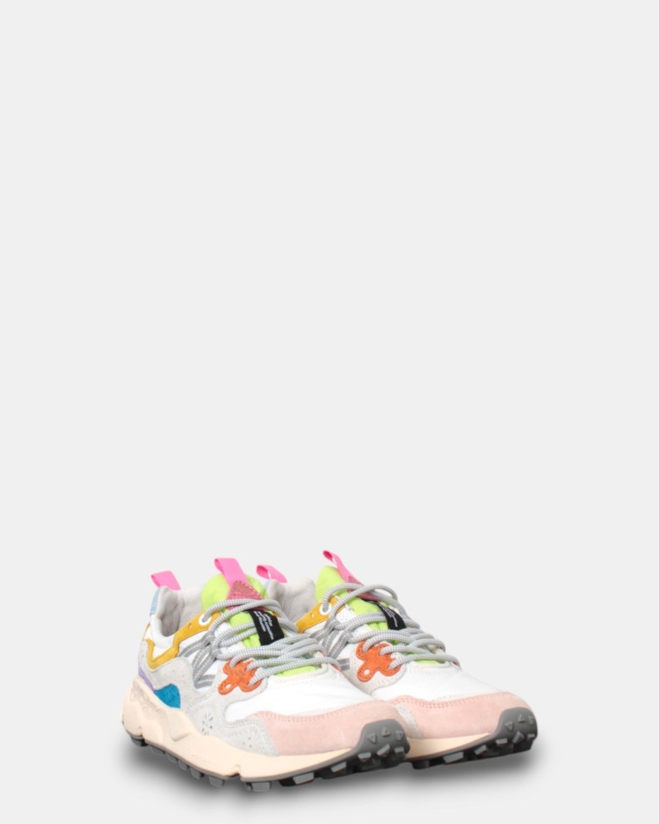 SNEAKERS FLOWER MOUNTAIN MOD. YAMANO 3 - WHITE/PINK - 10Decimi